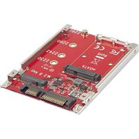 n.A. Interface-omzetter [1x mSATA-aansluiting, M.2 NGFF - 1 x SATA-stekker 7+15-polig ]