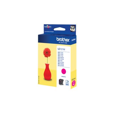 Brother LC-121M inktcartridge 1 stuk(s) Origineel Magenta