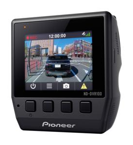 Pioneer ND-DVR100 Dashcam met GPS Kijkhoek horizontaal (max.): 114 ° 12 V Display, Microfoon, Accu