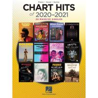 Hal Leonard Chart Hits of 2020-2021 voor piano, zang en gitaar