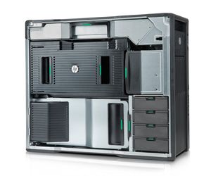 HP 820 DDR3-SDRAM E5-2609 Mini Tower Intel® Xeon® E5 familie 32 GB 1000 GB HDD Windows 7 Professional Workstation Zwart, Zilver