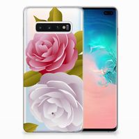 Samsung Galaxy S10 Plus TPU Case Roses - thumbnail