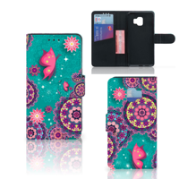 Samsung Galaxy J2 Core Hoesje Cirkels en Vlinders