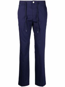 Tommy Hilfiger pantalon chino à taille à lien de resserrage - Bleu