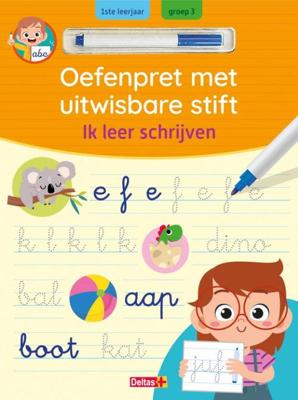 Oefenpret met uitwisbare stift - Ik leer schrijven - Hardcover (9789044763218)