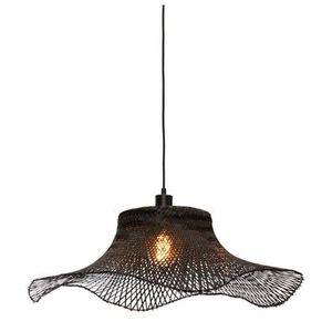 GOOD&MOJO Hanglamp Ibiza - Bamboe Zwart - 65x65x20cm