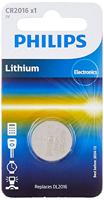 Philips CR2016/01b Lithium minicel, 1 stuk