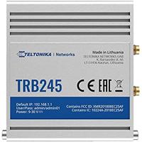 Teltonika TRB245 INDUSTRIËLE M2M LTE CAT 4 GATEWAY TRB24500000, 150, W125727569 (4 GATEWAY TRB24500000, 150 Mpps, SNMP, TCP, UDP, IPv4, IPv6, ICMP, NTP, DN. S, HTTP, HTTPS, FTP, SMTP, SSL)