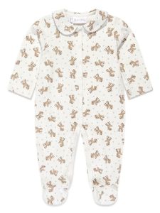 Rachel Riley pyjama Fawn à pois - Blanc