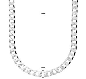 TFT Zilveren Ketting Gourmet 6,0 mm x 60 cm