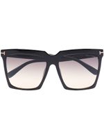 TOM FORD Eyewear lunettes de soleil Sabrina à monture carrée - Noir