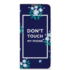 Motorola Moto E20 Design Case Flowers Blue DTMP