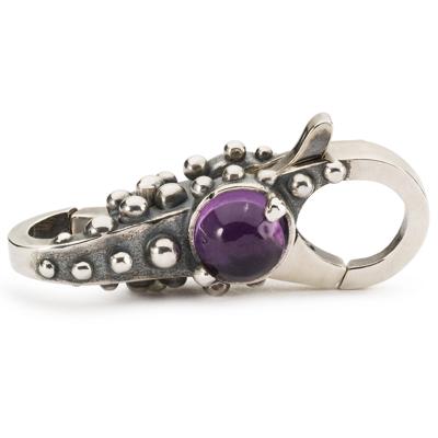 Trollbeads TAGLO-00088 Slot Paars en Groen zilver-amethist-aventurijn Trollbeads TAGLO-00088 Slot Paars en Groen zilver-amethist-aventurijn