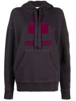 MARANT ÉTOILE Mansell logo-print hoodie - Gris