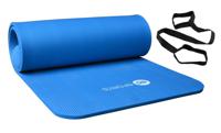 Fitnessmat / trainingsmat NBR RS Sports l blauw l 180 x 60 x 1,5 cm - thumbnail