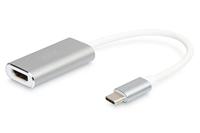 Digitus DA-70836 video kabel adapter 0,2 m USB Type-C HDMI Zilver
