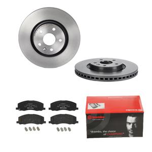 Remmenset, remschijf BREMBO, Remschijftype: Binnen geventileerd, Inbouwplaats: Vooras, u.a. für Saab, Vauxhall, Opel