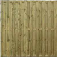 Schutting tuinscherm Multi 19 planks 180x180cm