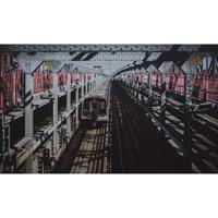 Wanddecoratie Rhythm of the City 009 118x70cm