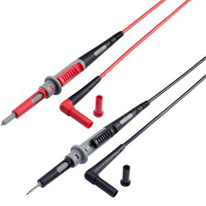 VOLTCRAFT MS-4PS Veiligheidsmeetsnoer 4mm-veiligheidsstekker Testpunt 1.00 m Zwart, Rood 1 stuk(s)