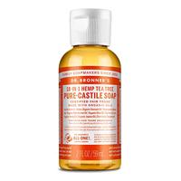 Dr. Bronner's Liquid Soap Tea Tree, vloeibare zeep, theeboom, 60 ml