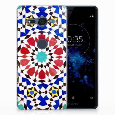 Sony Xperia XZ2 Compact TPU Siliconen Hoesje Mozaïek