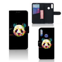 Motorola Moto E6 Plus Leuk Hoesje Panda Color