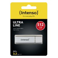 Intenso Ultra Line USB flash drive 512 GB USB Type-A 3.2 Gen 1 (3.1 Gen 1) Zilver - thumbnail