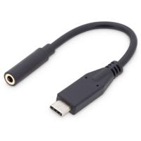 Digitus Audio Adapterkabel [1x USB-C stekker - 1x Jackplug female 3,5 mm] AK-300321-002-S 20.00 cm Flexibel - thumbnail