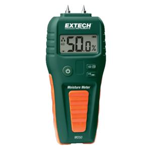 Extech MO50 Materiaalvochtmeter Meetbereik bouwvochtigheid 1.5 tot 33 %Vol. Meetbereik houtvochtigheid (bereik) 5 tot 50 %Vol.