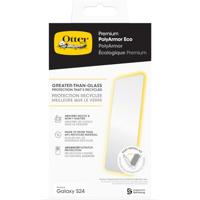 OtterBox Premium PolyArmor Eco-screenprotector voor Samsung Galaxy S24, Ultrasterke bescherming tegen scheuren en schilfers, Breukvast