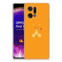 OPPO Find X5 Telefoonhoesje met Naam Baby Beer - thumbnail