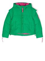 Pinko Kids veste matelassée à logo brodé - Vert - thumbnail