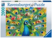 Ravensburger puzzel 2000 stukjes Land of the Peacock