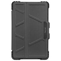Targus Pro-Tek Samsung Galaxy Tab A 10,5 inch (2018) Roterend met slanke TriFold-standaard, stylushouder, magnetische sluiting, zwart (THZ755GL)