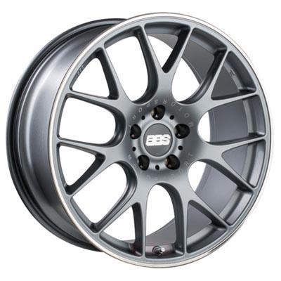 BBS CH-R Mat titanium met gepolijste rand