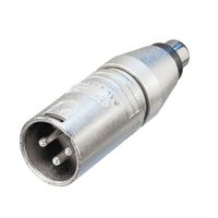 Neutrik NA2MPMF XLR male naar RCA female adapter - thumbnail