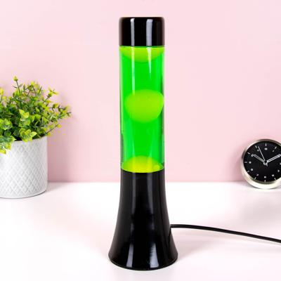 Mini lavalamp groen en geel Mini lavalamp groen en geel