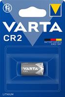 VARTA batterijen Electronics CR2 Lithium knoopcel 3V batterij verpakt per stuk knoopcellen in originele blisterverpakking met 2 stuks, zilver, 1 pak