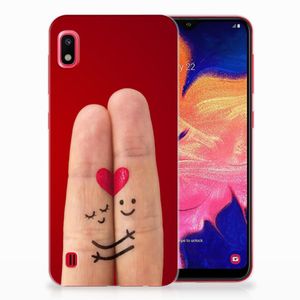 Samsung Galaxy A10 Silicone Back Cover Liefde - Origineel Romantisch Cadeau