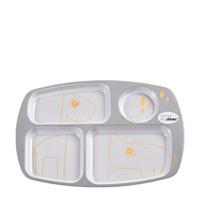 Done by Deer compartimenten bord grijs