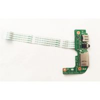 Notebook USB Port Audio Jacks Board for Asus X555L X555LD with cable pulled - thumbnail