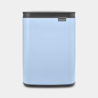 Brabantia Bo Waste Bin 4 l Rechthoekig Staal Zwart, Blauw