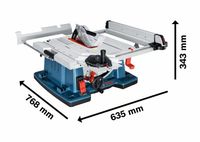 Bosch Professional 0601B30400 Tafelcirkelzaag 254 mm 30 mm 2100 W - thumbnail