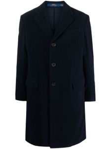 Polo Ralph Lauren mid-length single-breasted coat - Bleu