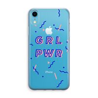 GRL PWR: iPhone XR Transparant Hoesje