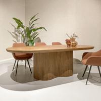 Livingfurn Ovale Eettafel Sevilla Mangohout - Naturel - Ovaal - thumbnail