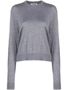 Jil Sander pull en cachemire à manches longues - Gris