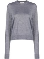 Jil Sander pull en cachemire à manches longues - Gris