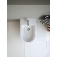 Duravit Wave Bidetmengkraan - eengreeps - voorsprong 12.8cm - chroom hoogglans wa2400001010 - thumbnail